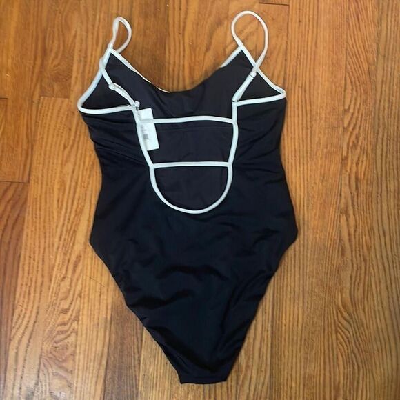 Andie x Mindy The Bells One Piece Swimsuit Black size L NWT - Picture 4 of 7